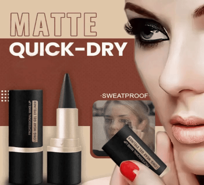 Zwarte eyeliner cream