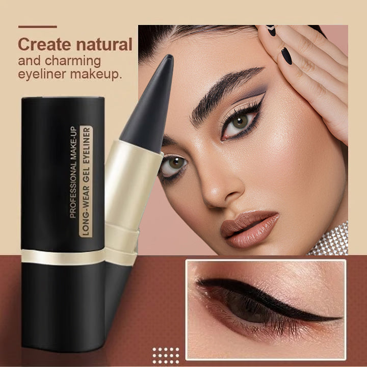 Zwarte eyeliner cream