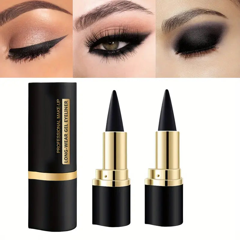 Zwarte eyeliner cream