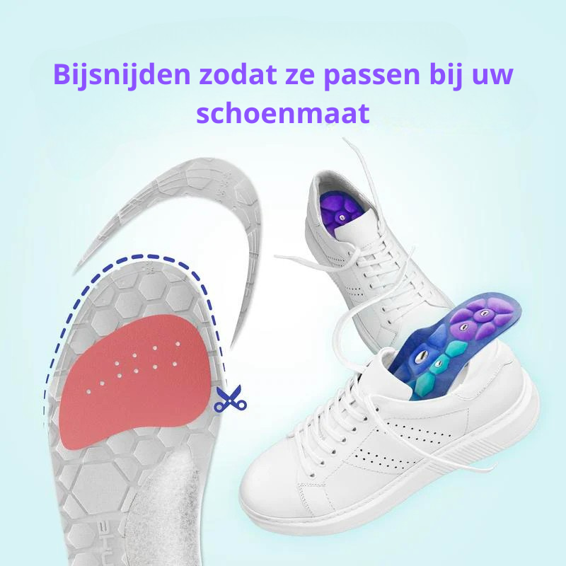 Inlegzolen voor de hele dag |Comfortabele voetboogondersteuning | past voor elke schoen
