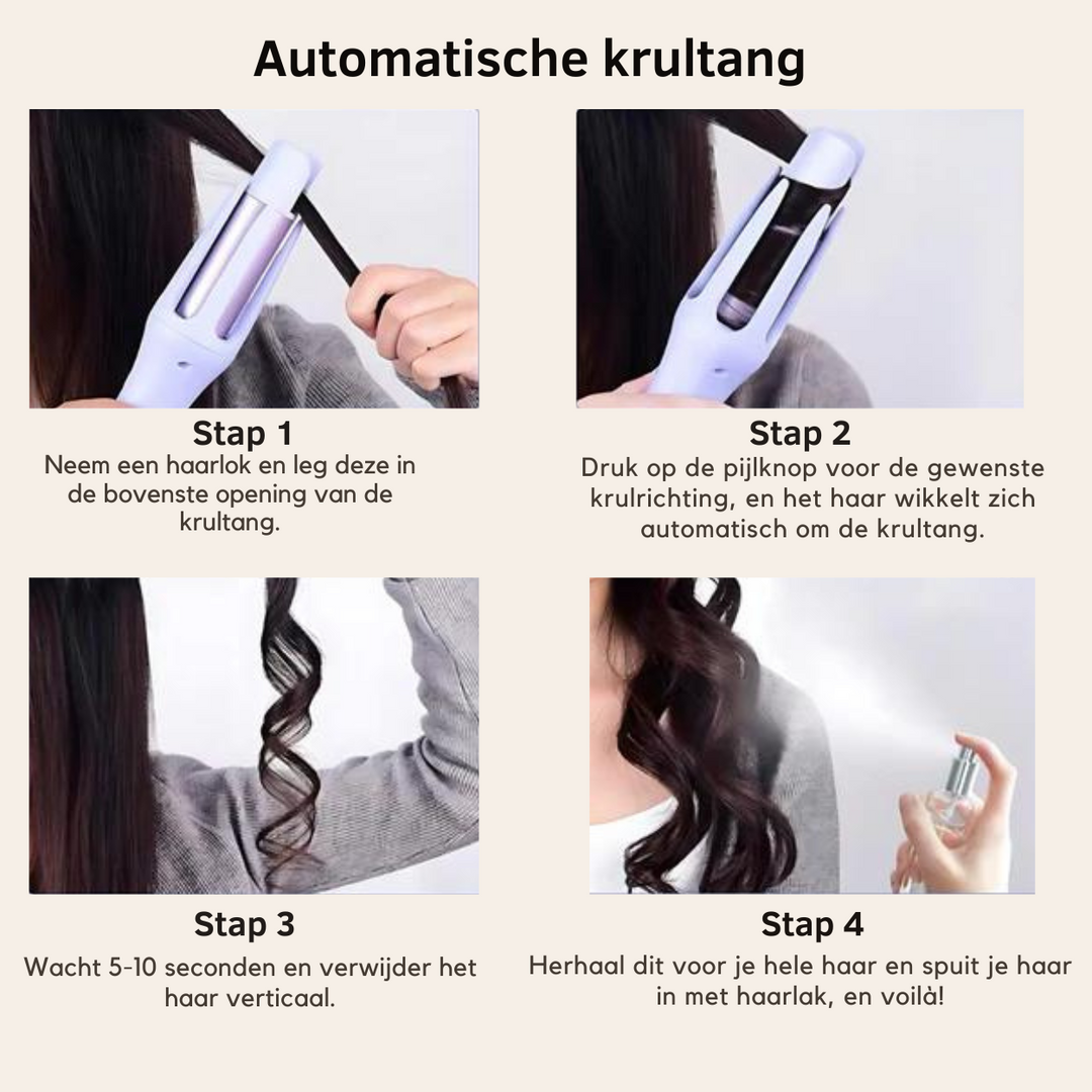 Automatische Haar krultang - Glow Living