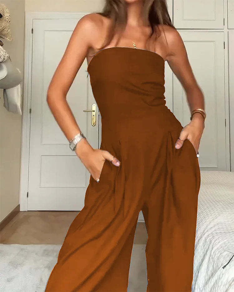 Strapless Jumpsuit